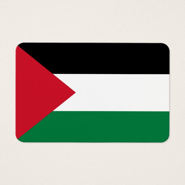 officially the State of Palestine country flag  (Front)