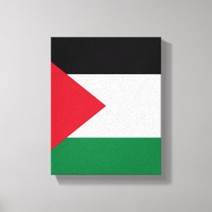 officially the State of Palestine country flag  Canvas Print