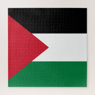 officially the State of Palestine country flag Jigsaw Puzzle