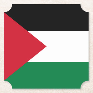 officially the State of Palestine country flag Paper Coaster