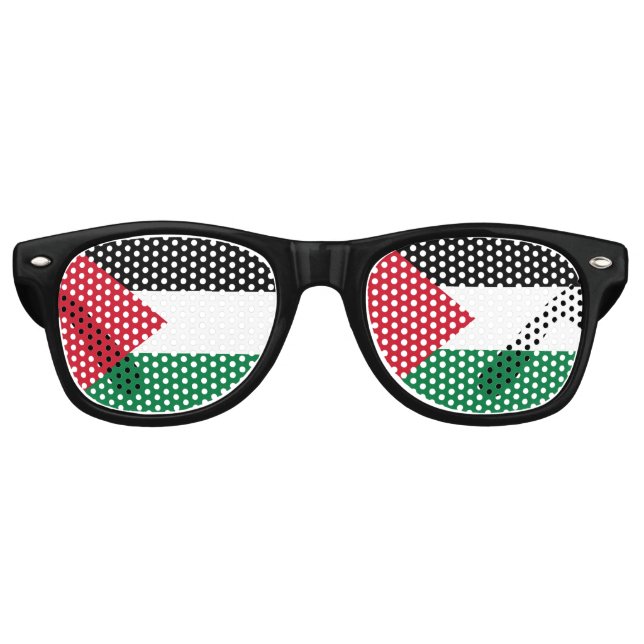 officially the State of Palestine country flag Retro Sunglasses (Front)