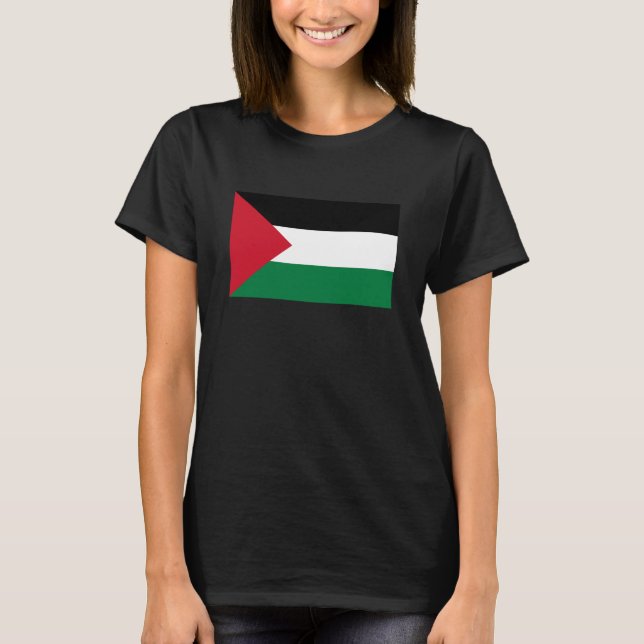 officially the State of Palestine country flag T-Shirt (Front)