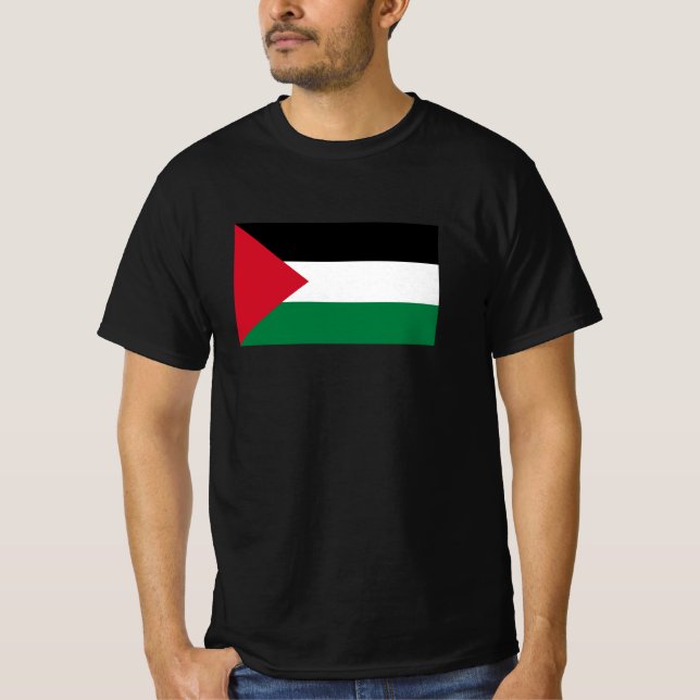 officially the State of Palestine country flag T-Shirt (Front)