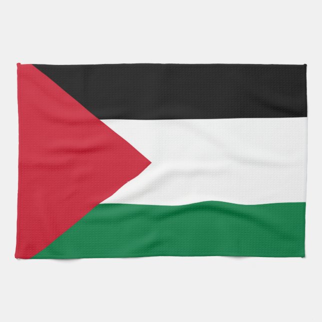 officially the State of Palestine country flag Tea Towel (Horizontal)