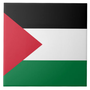 officially the State of Palestine country flag Tile