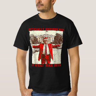 Officially Unburdened By What Has Been Christmas T-Shirt