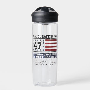 Officially Unburdened By What Has Been Trump 47 Water Bottle