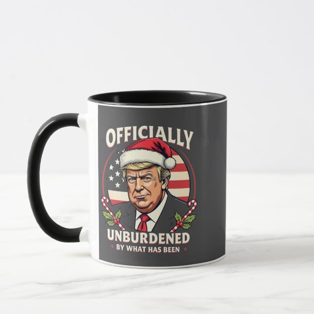 Officially Unburdened By What Has Been Trump 47th Mug (Left)