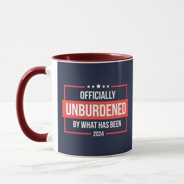 Officially Unburdened by What Has Been Trump Mug (Left)