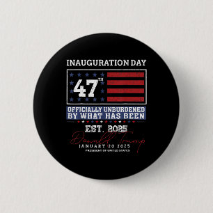 Officially Unburdened By What Has Been Trump Victo 6 Cm Round Badge