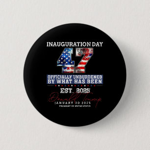 Officially Unburdened By What Has Been Trump Victo 6 Cm Round Badge