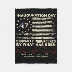 Officially Unburdened By What Has Been Trump Victo Fleece Blanket