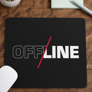 Offline Geek Humour Mouse Pad