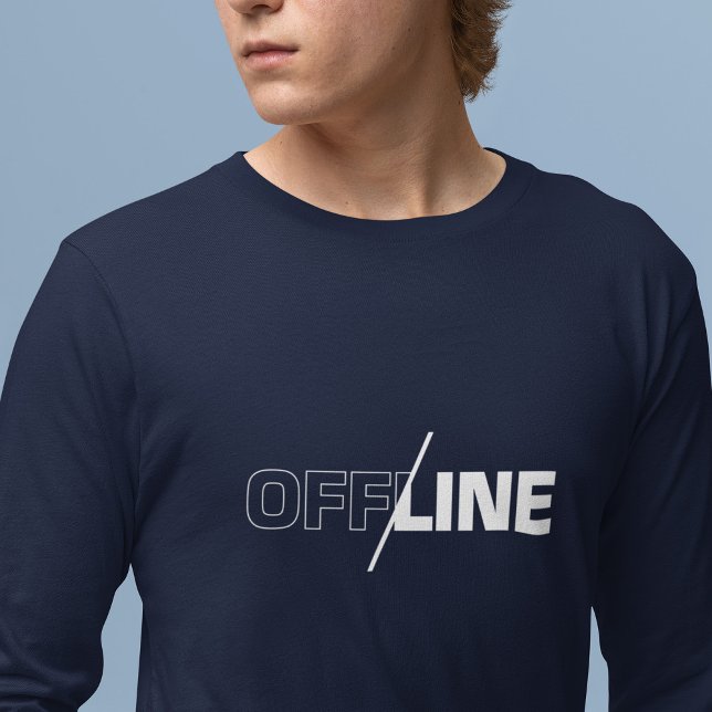 Offline | Geek Humour T-Shirt (Creator Uploaded)