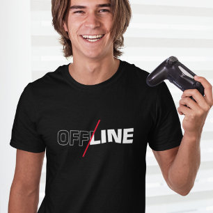 Offline Geek Humour T-Shirt
