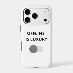 Offline Is Luxury Minimalist iPhone 17 Case – Mode