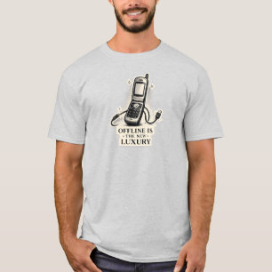 Offline Is The New Luxury – Minimal Digital Detox T-Shirt