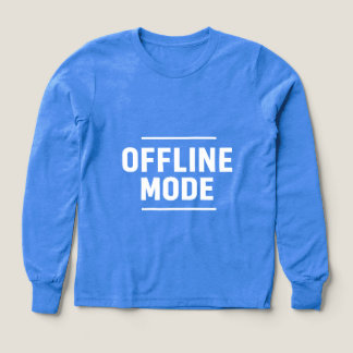 offline mode T shirt design