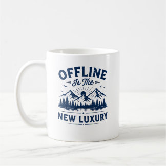 Offline Nature Lover Gift for Book Reader Coffee Mug