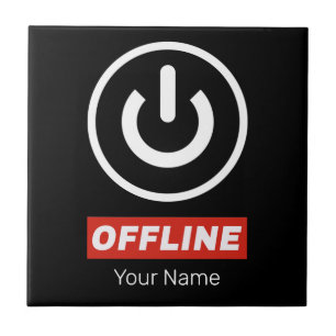 Offline Power Button To Relax Chill Or Switch Off Tile