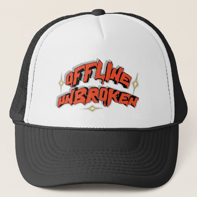 Offline Unbroken -T-Shirts Trucker Hat (Front)