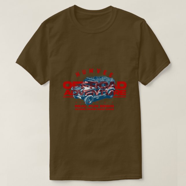 offroad adventure T-Shirt (Design Front)