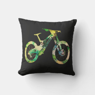  Offroad Downhill  Sport Xtreme Watercolor Art  Cushion