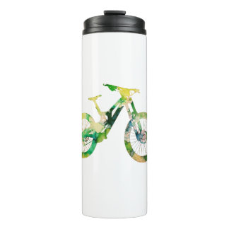  Offroad Downhill  Sport Xtreme Watercolor Art  Thermal Tumbler