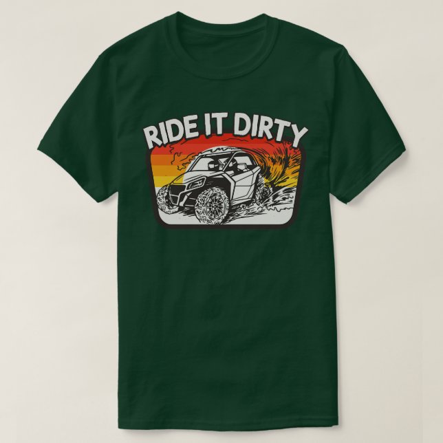 Offroad Motorsport ATV Quad Driver T-Shirt (Design Front)
