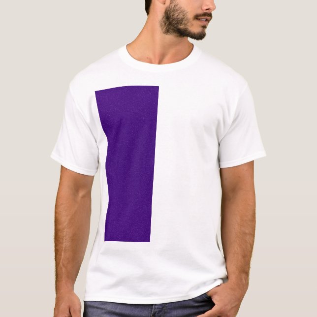 Offset Purple Noise Texture Graphic Tee (Custom) (Front)