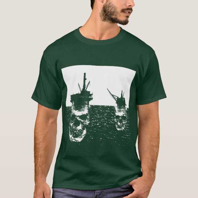 OFFSHORE OIL RIGS T-Shirt (Front)