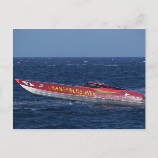 Offshore Powerboat Racing Postcard (Front)