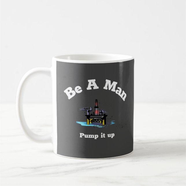 offshore, pump it up coffee mug (Left)