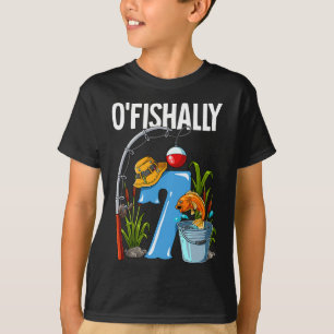 O'fishally 7 Years Old 7th Birthday Fishing 1 T-Shirt