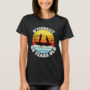 O'fishally 9 Years Old Fishing Birthday Theme Part T-Shirt