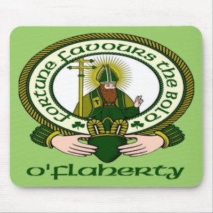 O'Flaherty Clan Motto Mouse Pad