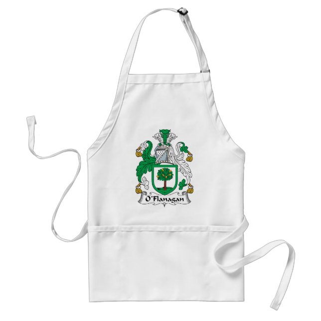 O'Flanagan Family Crest Standard Apron (Front)