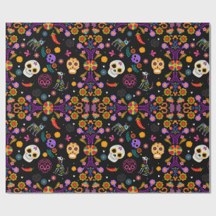 Ofrenda - Calavera Garden Wrapping Paper