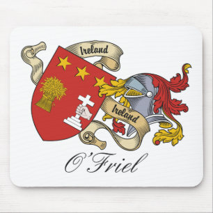 O'Friel Family Crest Mouse Pad