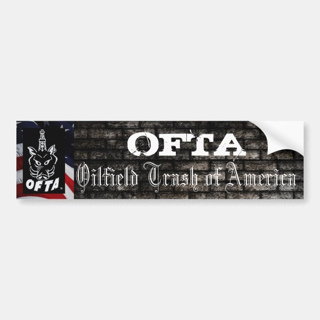 OFTA Bumper Sticker 1 (Front)