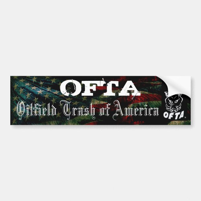 OFTA Bumper Sticker 2 (Front)