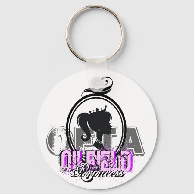 OFTA Oilfield Princess Key Ring (Front)