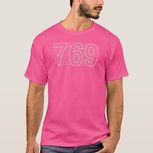 Often Imitated Never Duplicated  Area Code 769 Cit T-Shirt (Front)