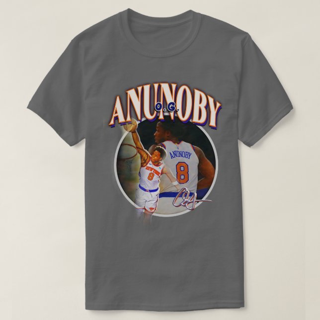 OG Anunoby New York Basketball NY NYC Jersey Toron T-Shirt (Design Front)