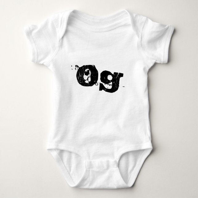 OG, Original Gangster Baby Bodysuit (Front)