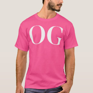 Og - Original Gangster Cool Old School Hip-Hop Ba T-Shirt