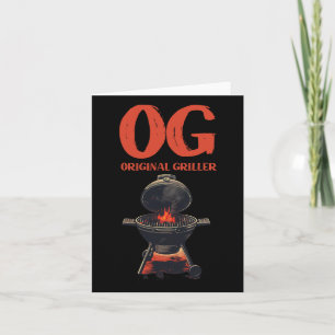 Og Original Griller Bbq Byrbecue Pitmaster Grill S Card