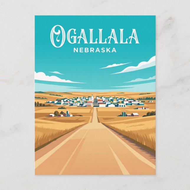 Ogallala USA Postcard (Front)