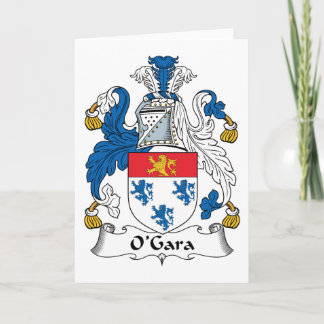 O'Gara Family Crest Card