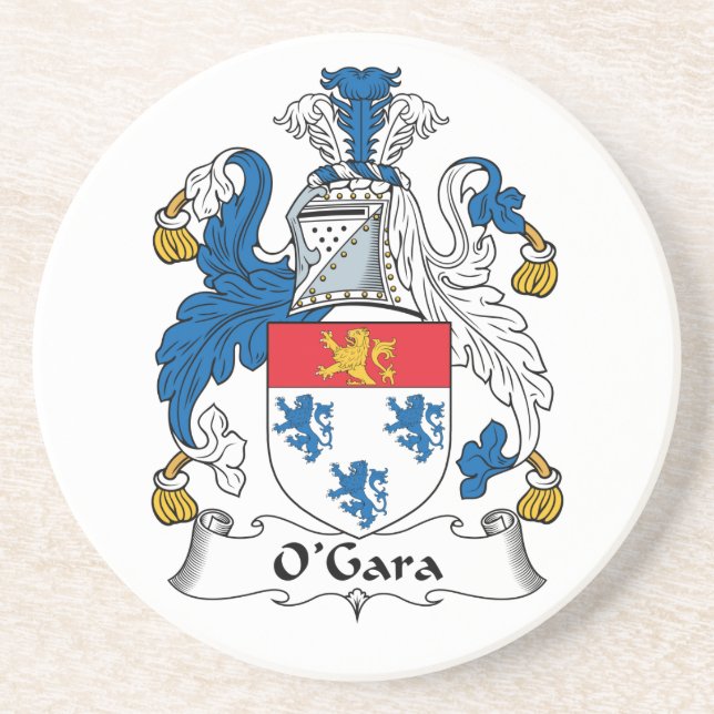 O'Gara Family Crest Coaster (Front)